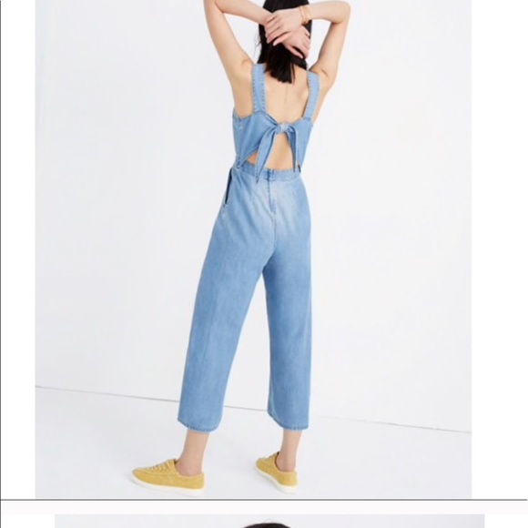 SOLD❣️Madewell Chambray Jumpsuit - Picture 3 of 7